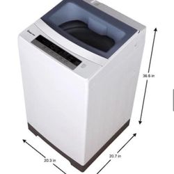 Magic Chef 1.7 cu. ft. Portable Compact Top Load Washer in White