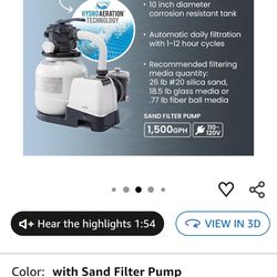 Kristal Clear Sand Filter Pump