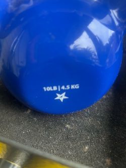 New 15 pounder and a 10 pounder kettlebell
