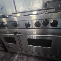 48" VIKING GAS RANGE STAINLESS STEEL 
