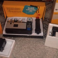 Vintage Kodak Camera Set 