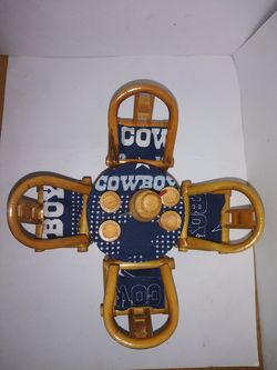 COWBOYS MINI BAMBOO TABLE WITH 4 CHAIRS