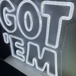 Got Em Sneaker Head Sign Neon