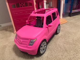 Barbie Pink SUV Toy Car