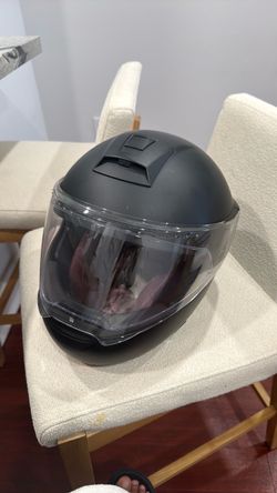 Matte Black Full-Face Motorcycle Helmet