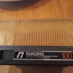 Ranging Optical Tape Measure 100 With Case And Instructions