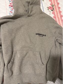 Essentials Hoodie Dark Oatmeal Size M