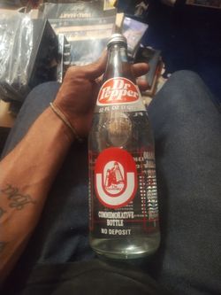 Vintage dr pepper bottle