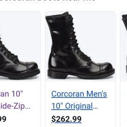MEN'S CORCORAN TACTICAL BOOTS  11.5