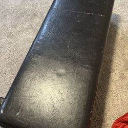 Free - Black Ottoman Bench