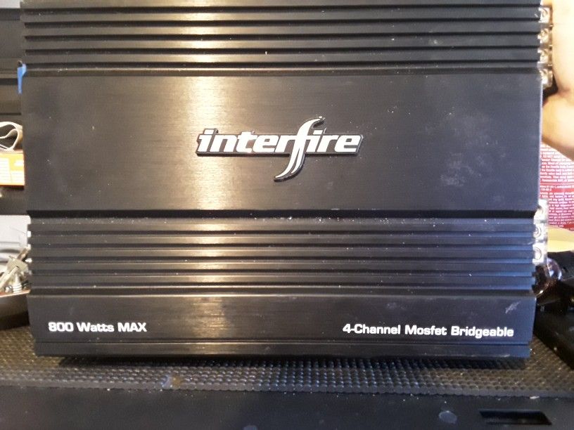 Interfire T-460 800 Watts 4 Channel Mosfet Bridgeable Amp