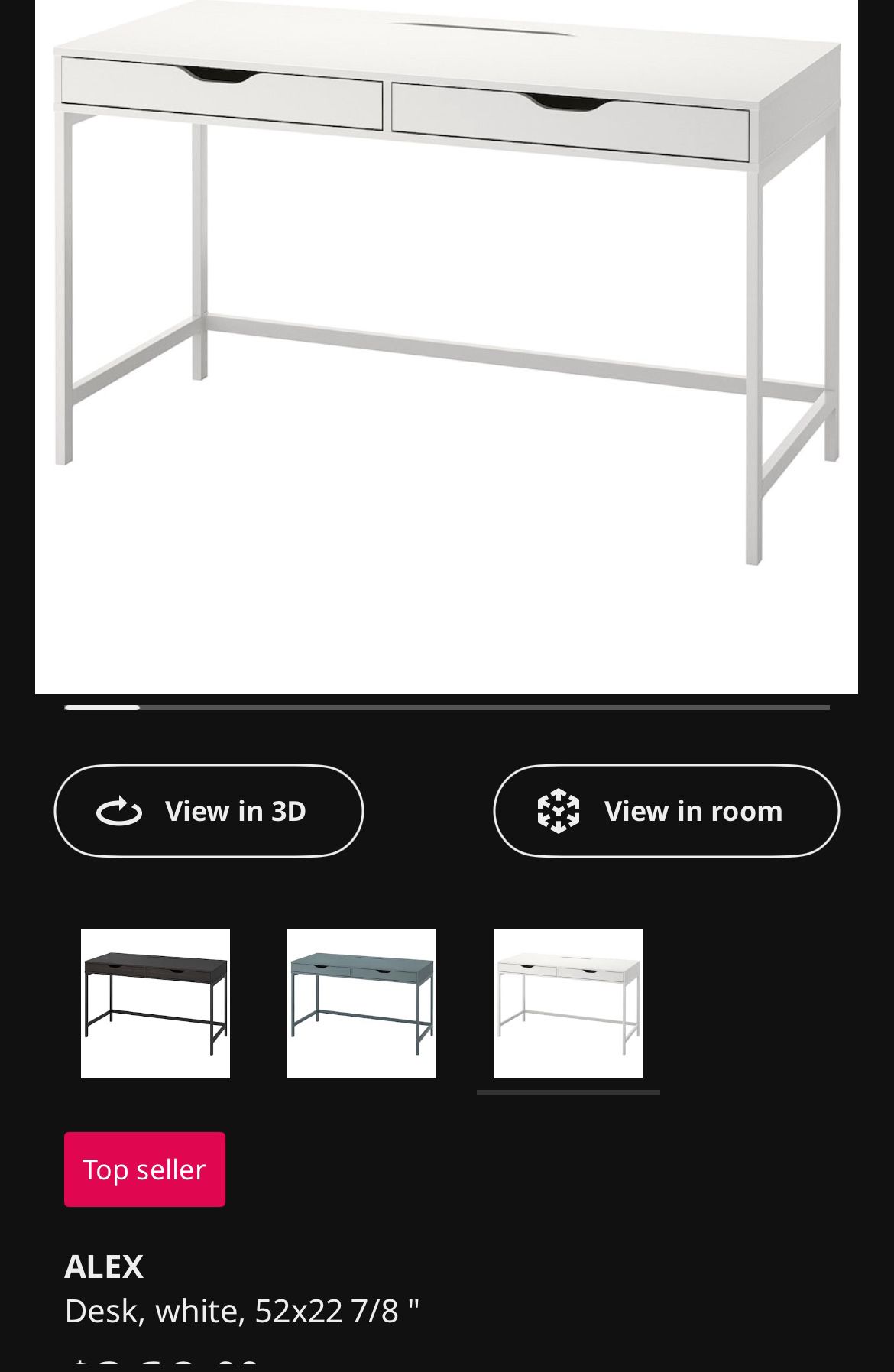 IKEA Desk: The Alex 