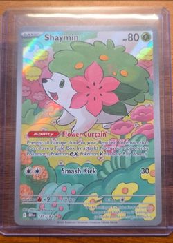 Shaymin 185/182 Holo Pokémon Card DRI