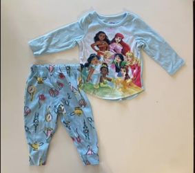 2T Disney Princess Fleece PJ’s