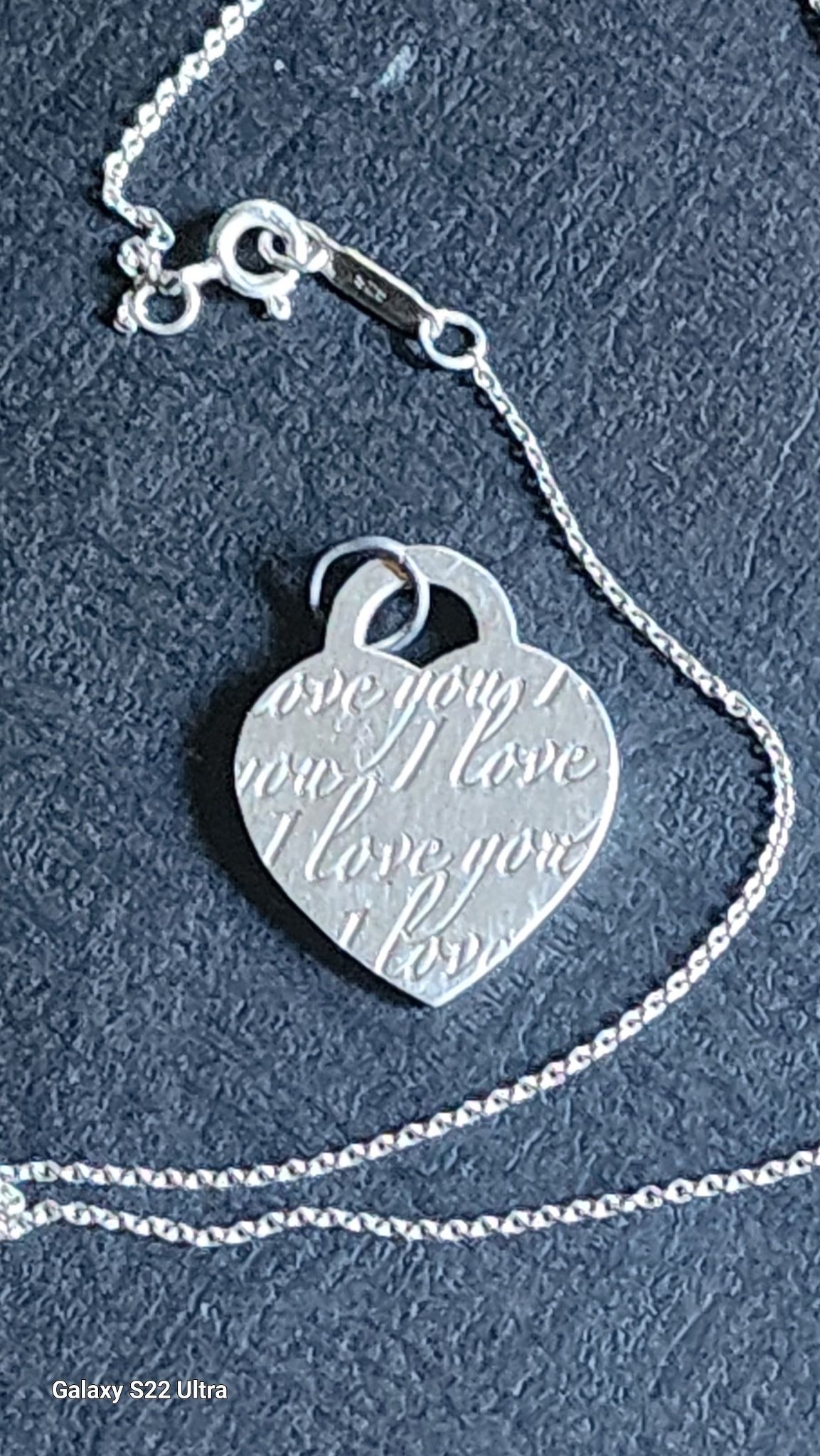Tiffany & Co “I Love You” Necklace