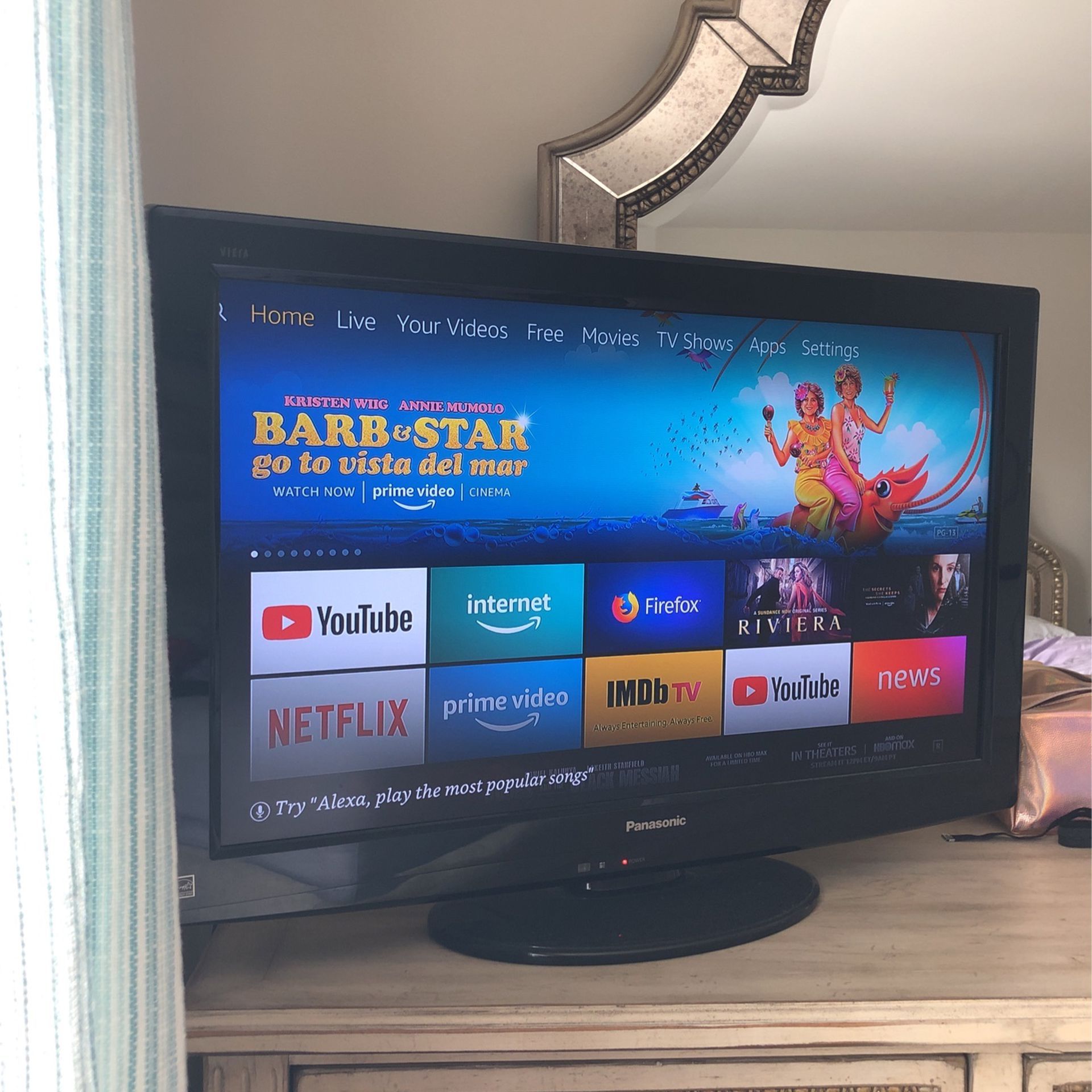 Panasonic 32” TV with Amazon Fire Stick