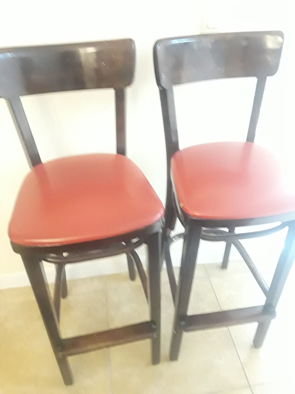 Two counter stools