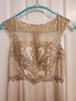 Champagne/nude Dress Vestido