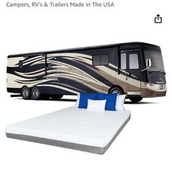 Camper MATTRESS Brand New  King  CAMPER/RV/ Motor Home 