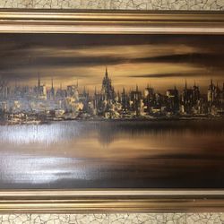 Signed Oil on  Canvas 