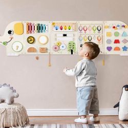 Elephant Activity Wall Busy Board Panels
