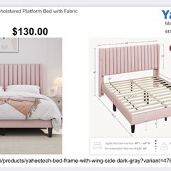 Queen bed frame (Brand New In Box) 