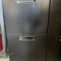 3 Metal Cabinets For Sale - 19.5“x14.5”x27.5”