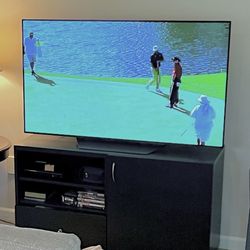 FREE! Black TV Entertainment Cabinet 