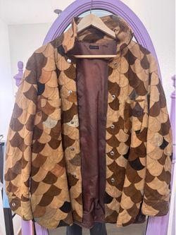 Leather jacket made in Korea