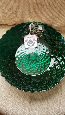 Hand Painted Glass Bowl