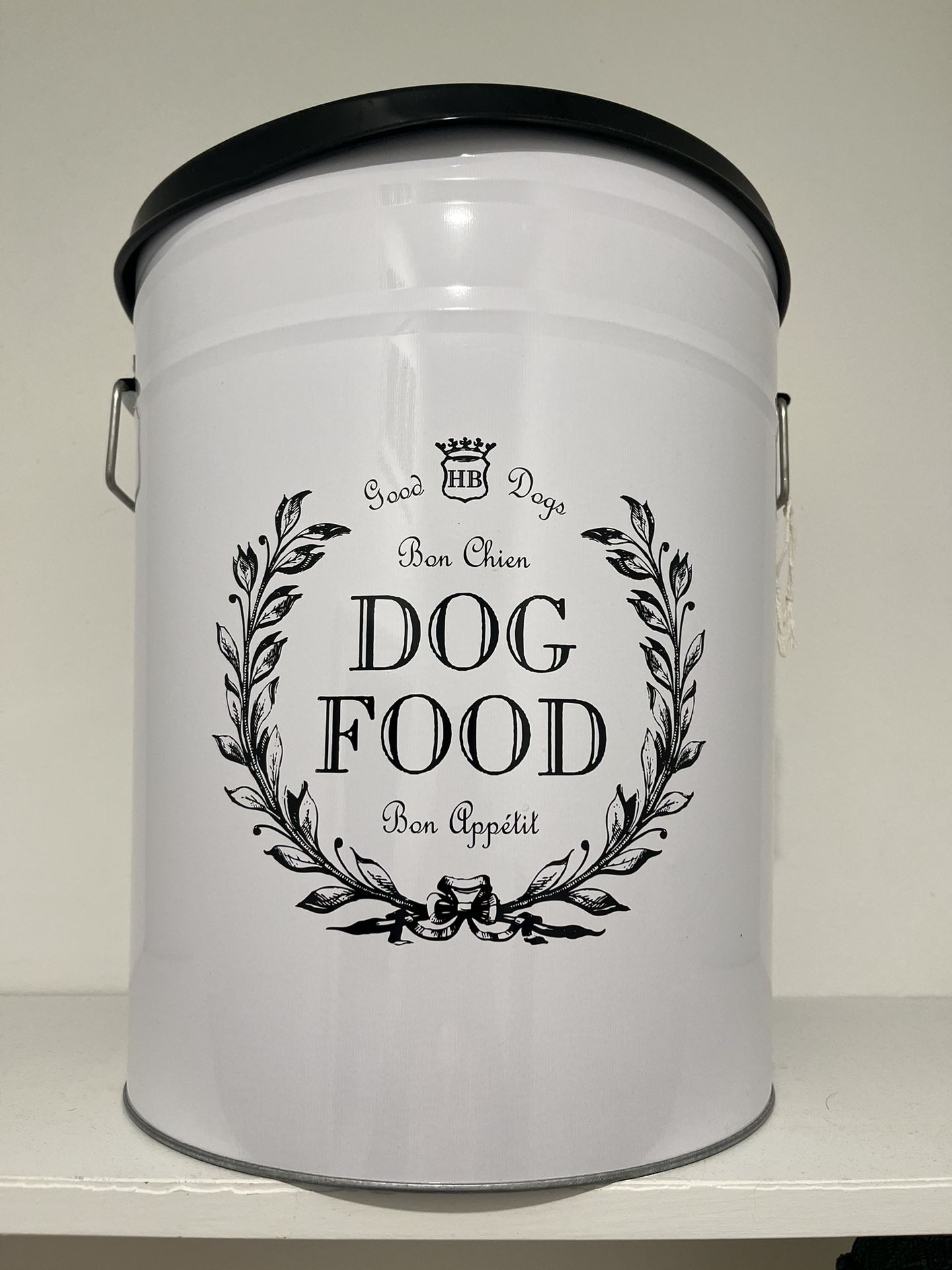 Dog Food Storage Tin