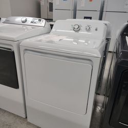 $419(MSRP$699, Save $280) GE Electric Front Load in White With Reversible Door and Upfront Lint Filter