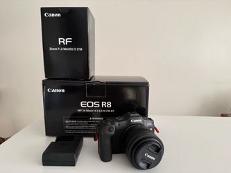 Canon R8 24mp full frame with RF 35mm 1.8