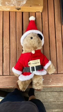 Rare Vintage Eden Toys Christmas Paddington Bear