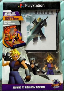 Console heroes final fantasy 7 ps1 diorama