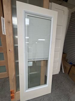 Miniblind doors