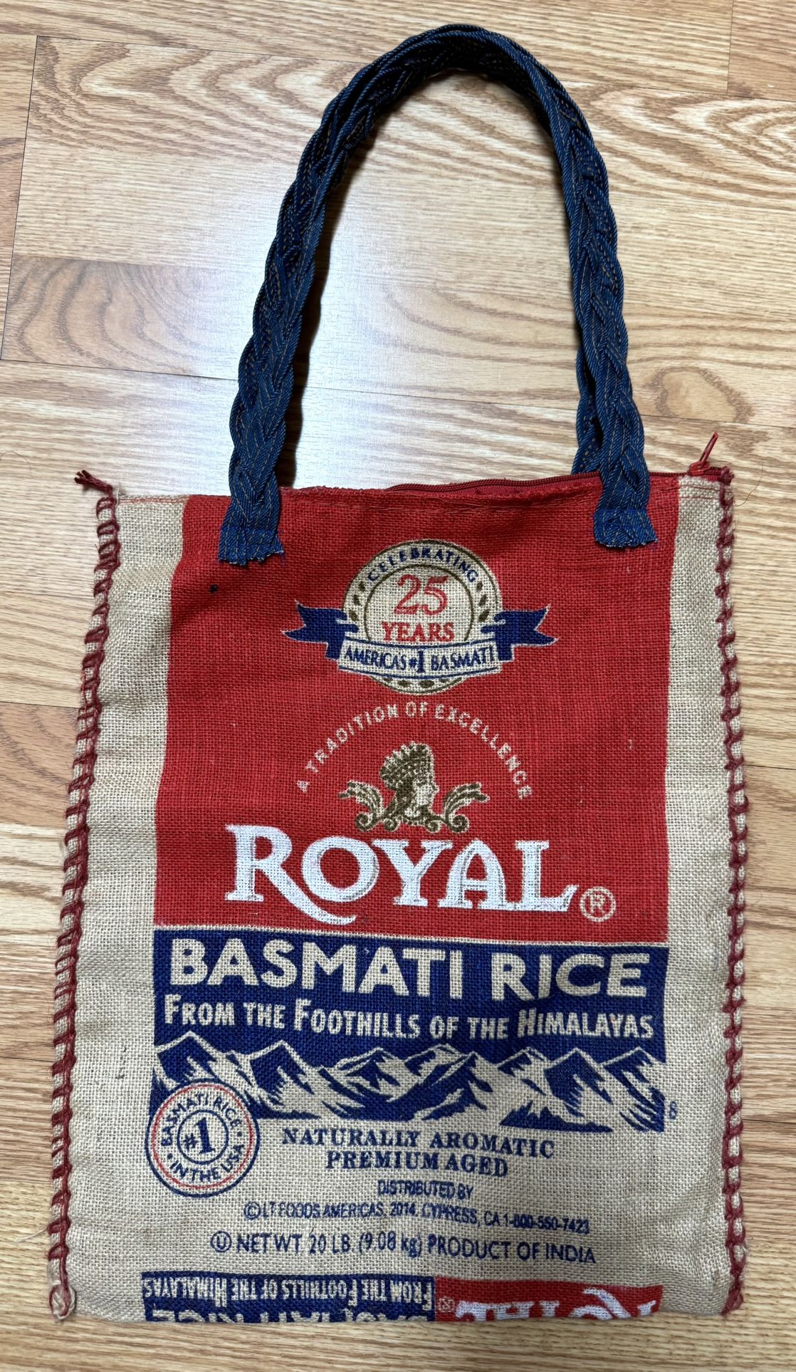 RECYCLED UPCYCLED rice JUTE burlap SHOULDER Bag Tote TRENDY Sustainable