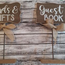 Wedding Table Signs 