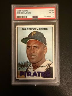 1967 Topps, Bob Clemente #400 PSA 2