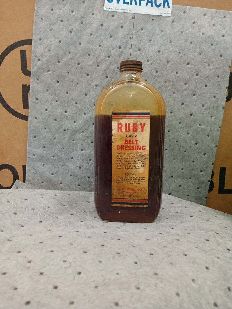 Ruby Belt Dressing Bottle