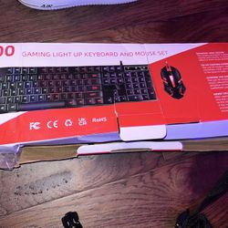 Gaming Keyboard And Mouse