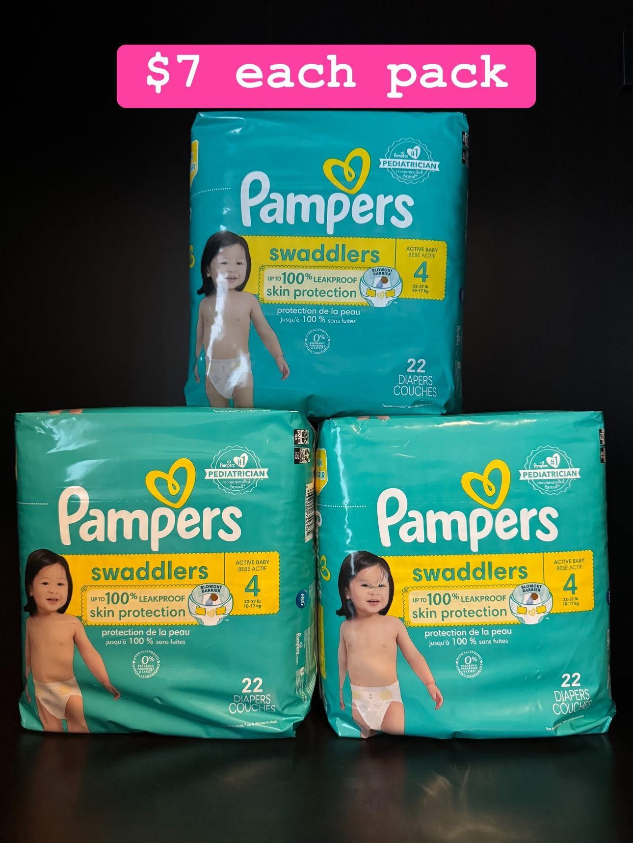 Pampers Swaddlers Size 4 (66 Count)