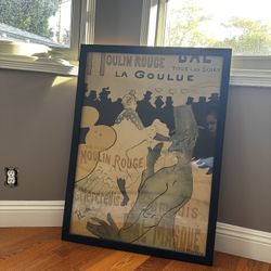Vintage Moulin Rouge Framed Poster