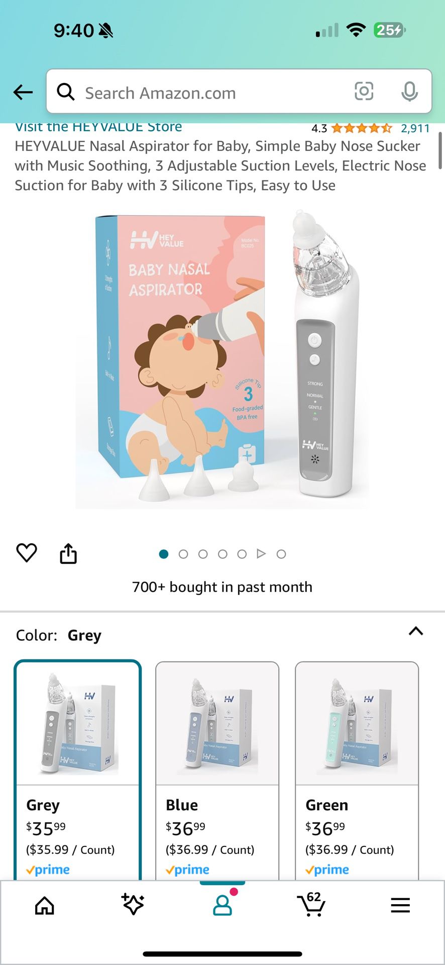 Baby Nasal Aspirator 