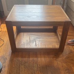 Solid Wood Table, Side Table Or Coffee Table