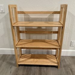 Solid Wood Folding Bookcase