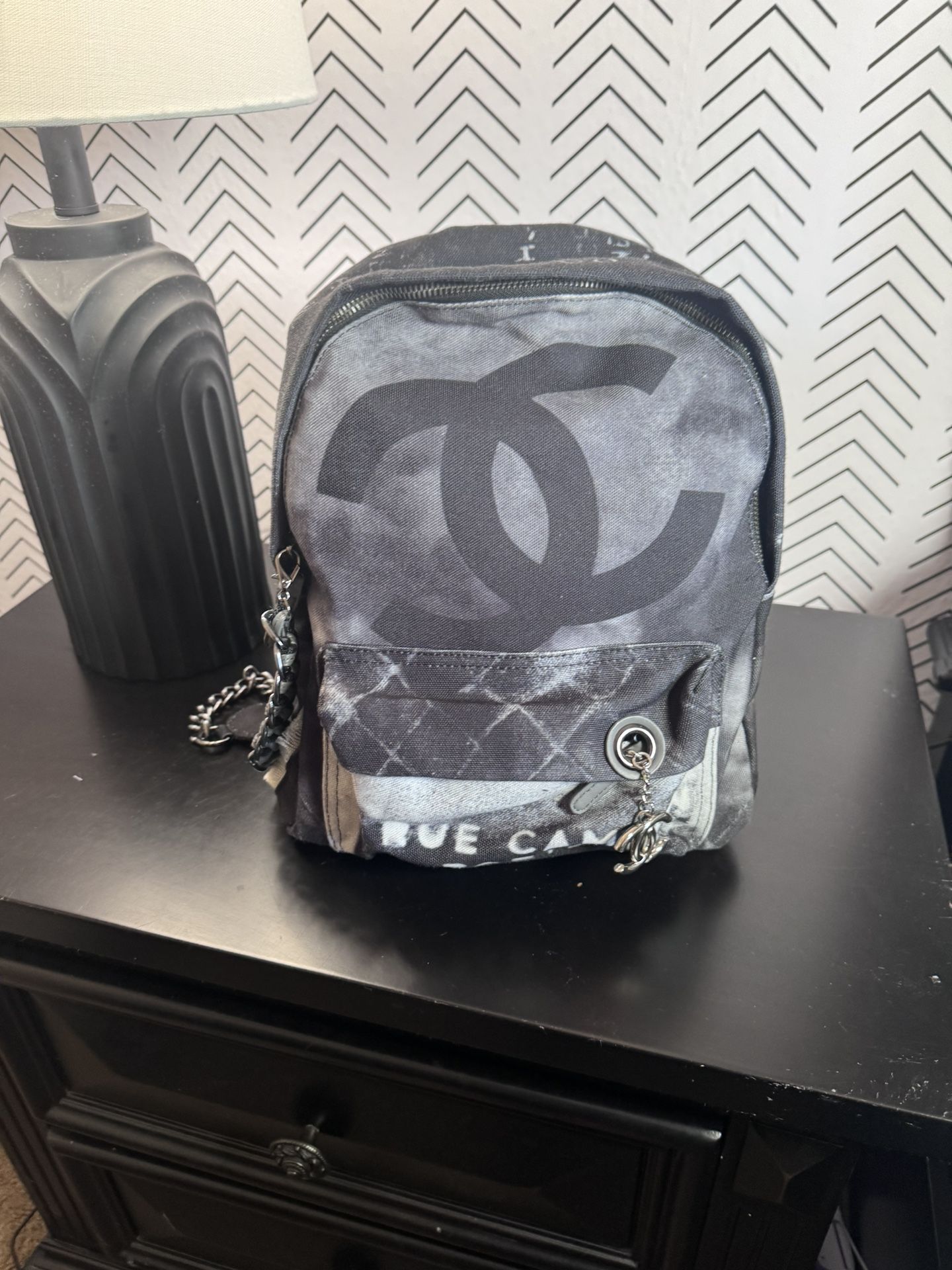 Chanel Graffiti Backpack