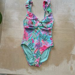 Lilly Pulitzer, One Piece Swimsuit, Size 10