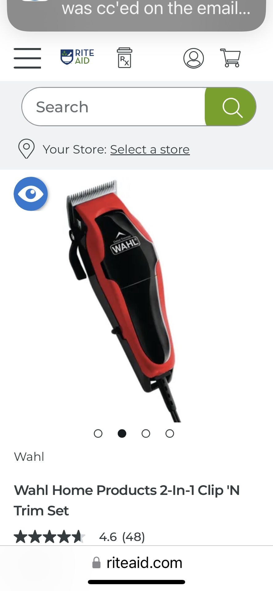 WAHL clippers Only with cord.