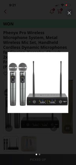 Phenyx Pro Wireless Microphone System 